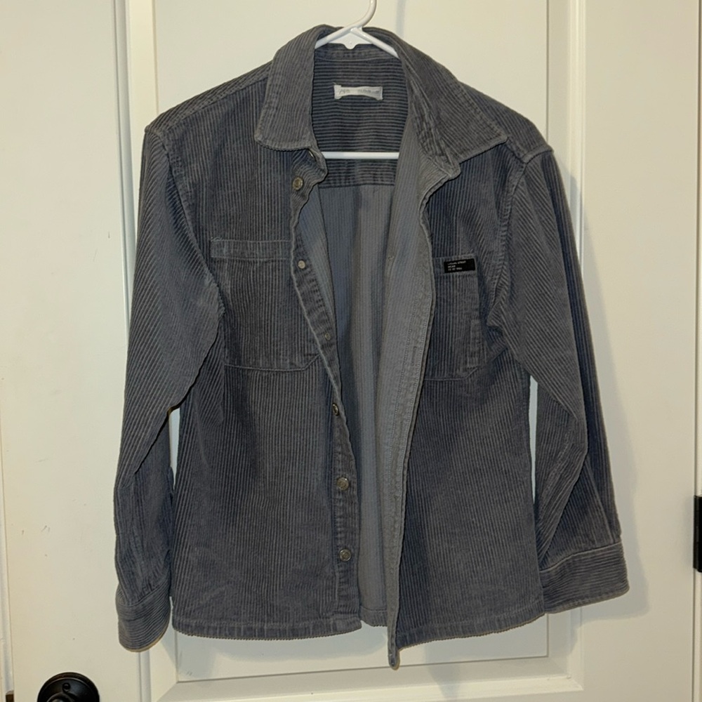 Zara Oversized Corduroy Jacket